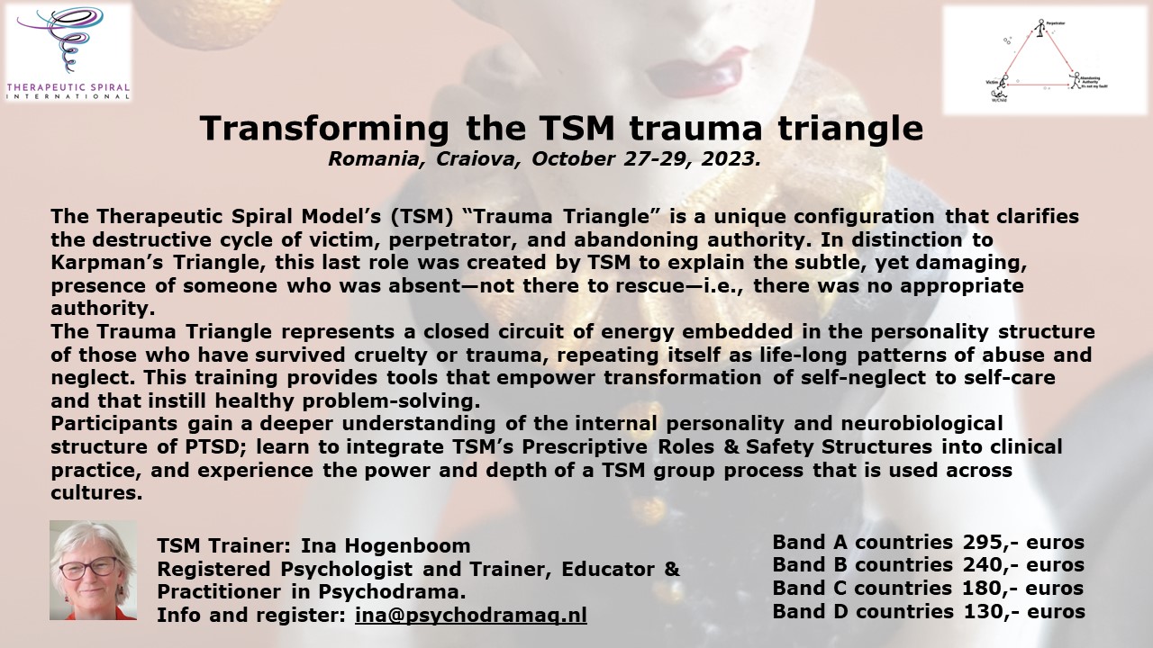 Transforming the TSM Trauma Triangle @ Romania, Croaiova
