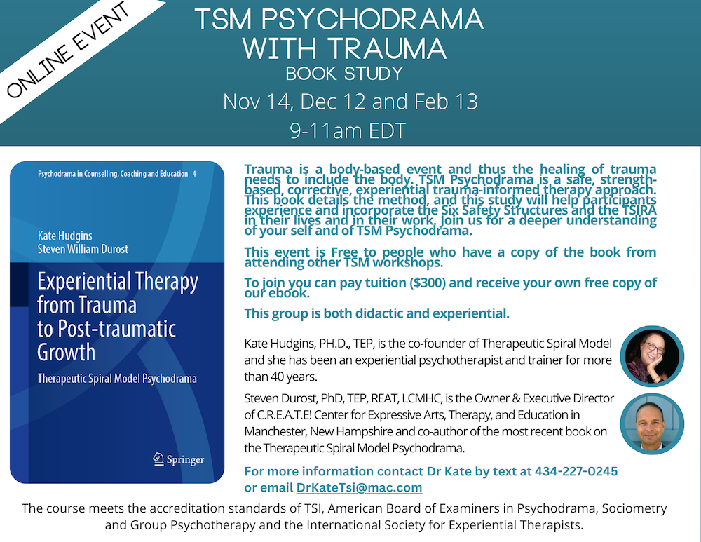 TSM Psychodrama with Trauma Book Study