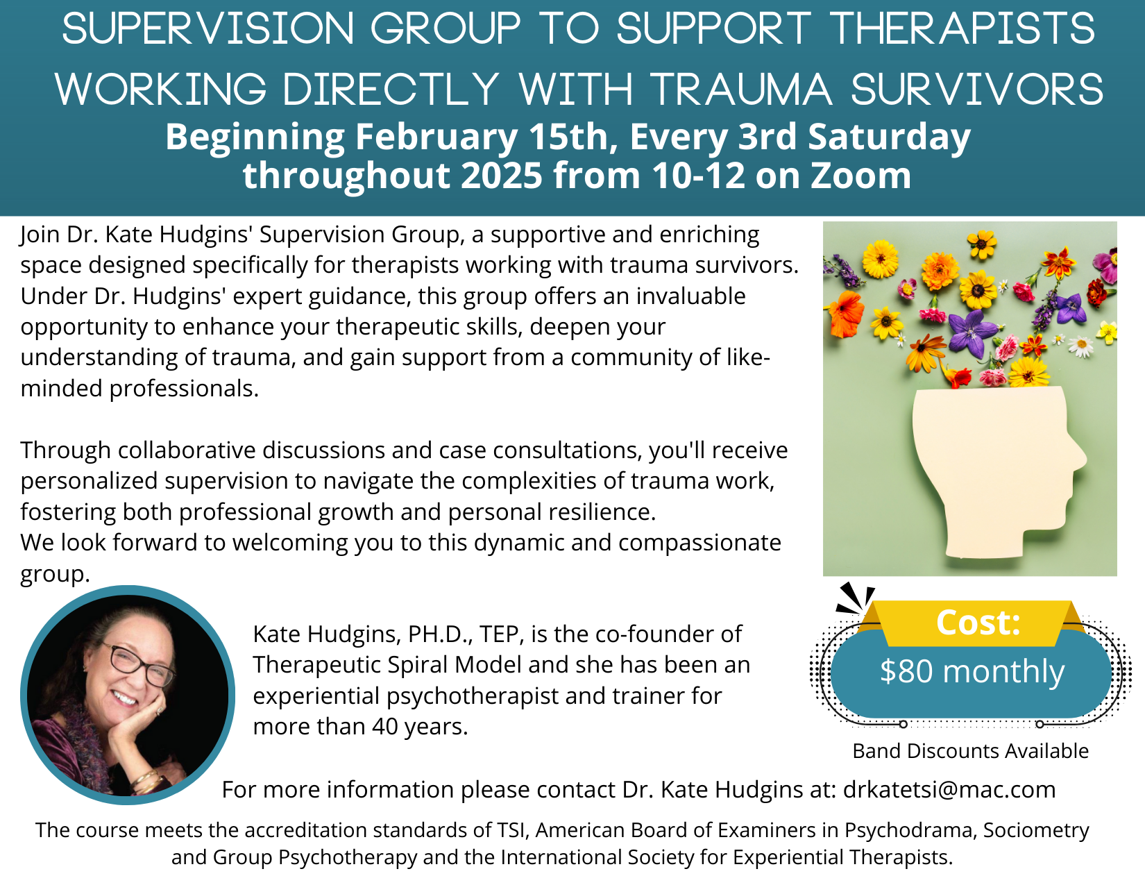 SUPERVISION GROUP TO SUPPORT THERAPISTS WORKING DIRECTLY WITH TRAUMA SURVIVORS